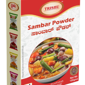 Trishu Sambar Masala  100 G Box pack of 2