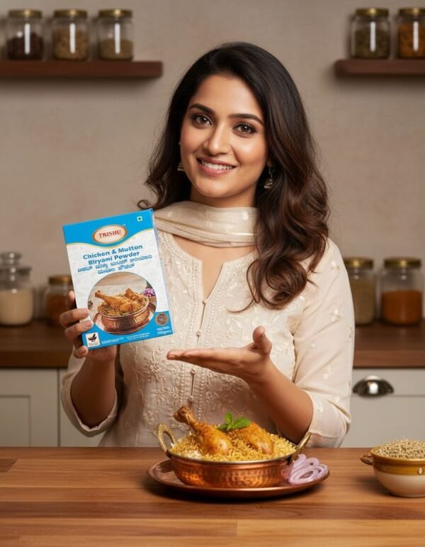 Trishu C&M Biryani Masala – Pure, natural spice blend for delicious Chicken & Mutton biryani